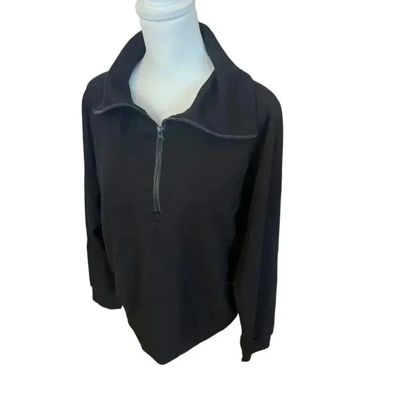 ANRABESS ATHLEAISURE 1/4 ZIP WORKOUT TOP WOMENS SIZE MEDIUM - Picture 3 of 6